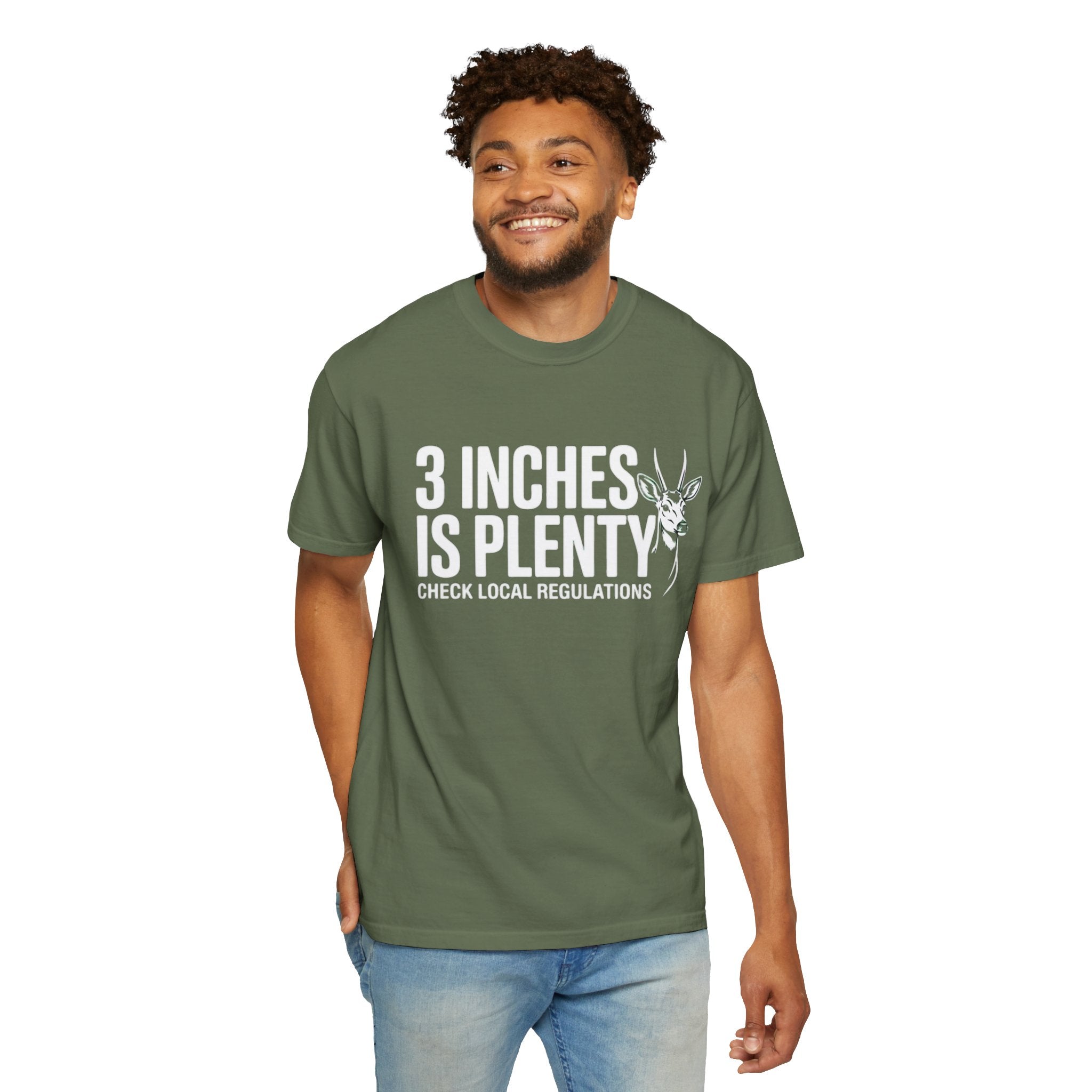 3 Inches Is Plenty | T-Shirt